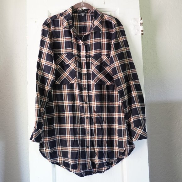 Sanctuary Button Down Long sleeve Long Shirt / Dress maybe - Picture 1 of 11